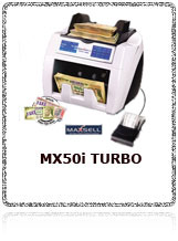 MAXSELL MX50i Turbo - High Speed currency Counting Machine 